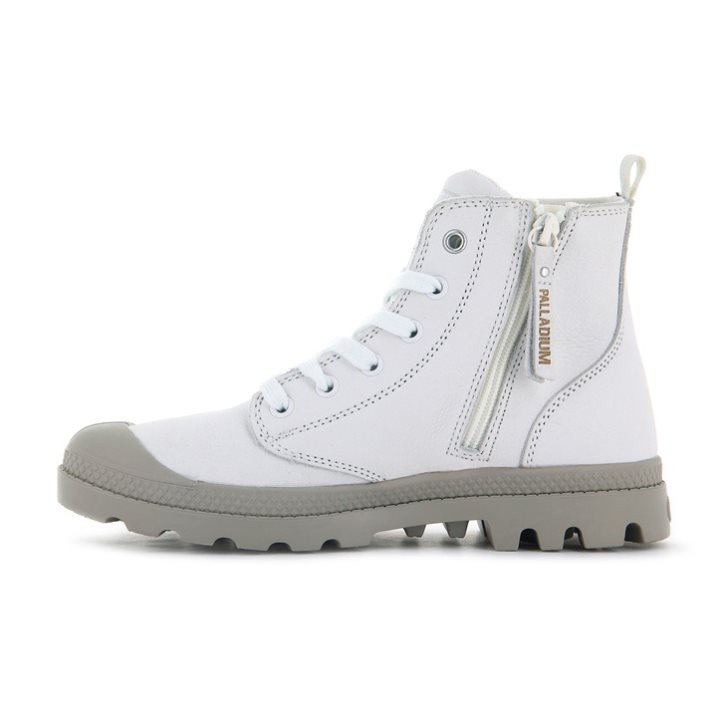 Dámské Boty Palladium Pampa Hi Zip SL Bílé | CZ ZJQ-72A